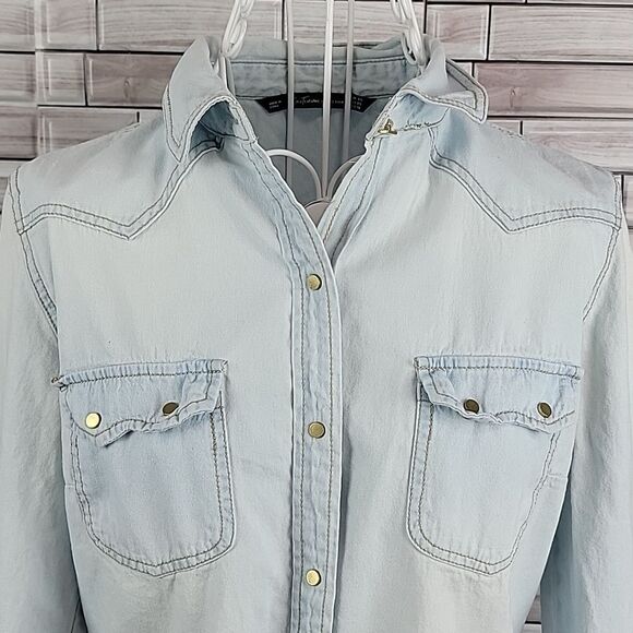 Zara Trafulac button down shirt Size XS - Picture 2 of 13